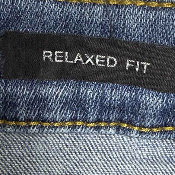 Judy Blue Jeans Relaxed Fit Sz 32 Womens M Wash Denim Distressed Destructed - Picture 8 of 10